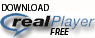 Free real player link is in the top right corner of the RealPlayer page.